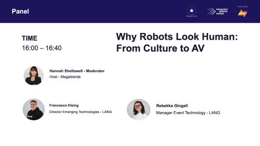 Why Robots Look Human: From culture to AV