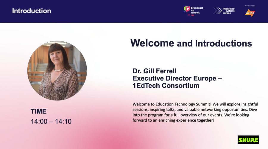 ETS: Welcomes and introductions