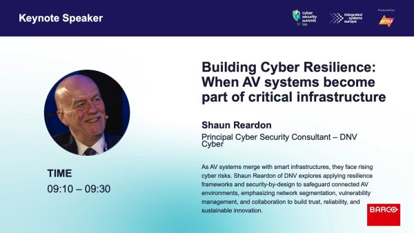 CSS: Building Cyber Resilience: When AV systems become part of critical infrastructure