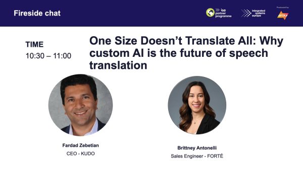 ISE Partner Programme: One Size Doesn’t Translate All Why custom AI is the future of speech translation 