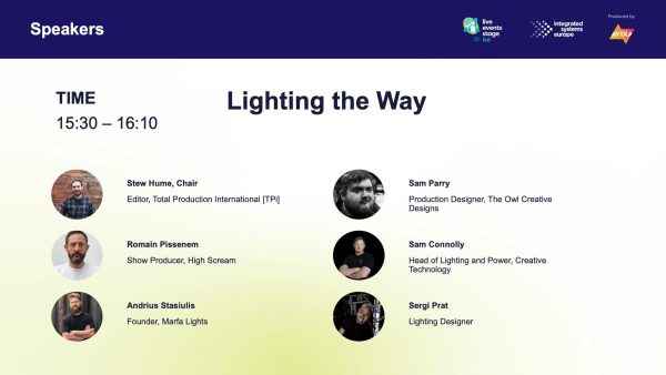 Live Events Stage: Lighting the Way