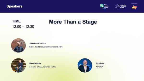 Live Events Stage: More Than a Stage